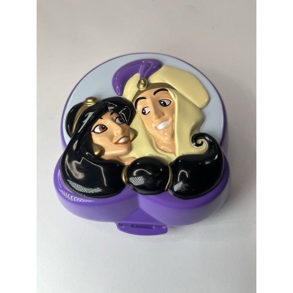VTG Disney Polly Pocket Bluebird Aladdin Compact Playset 1995 Missing Aladdin
